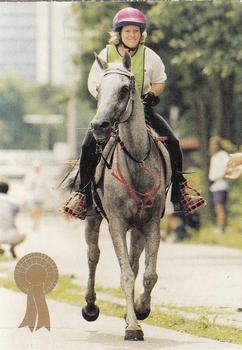 1995 Collect-A-Card Equestrian #270 Valerie Kanavy / Pieraz Front